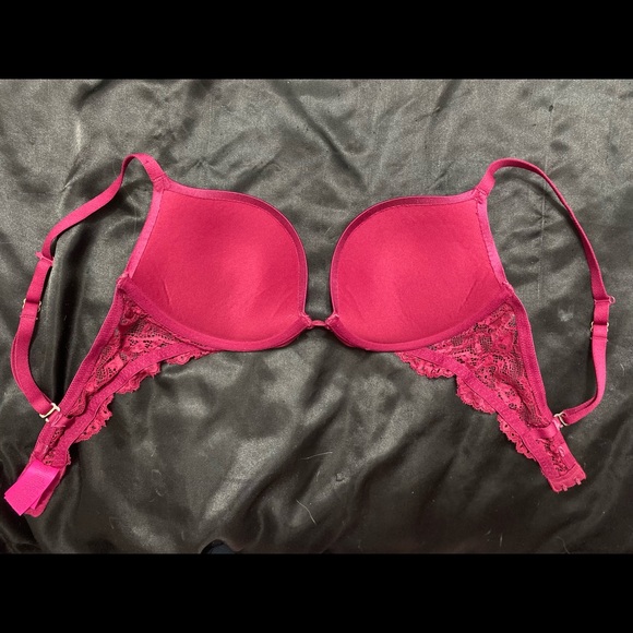 Wine coloured beyond sexy Lasenza Bra Rhinestone - Picture 2 of 3